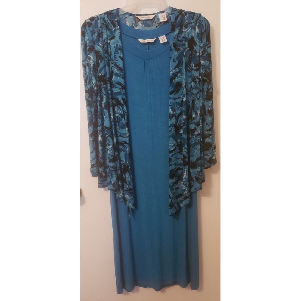 Drapers and Damons Dress and Jacket Set, Size Large